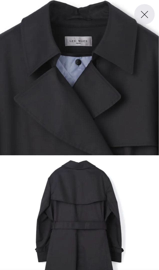 新品未使用 AOKI×CanCam LES MUES トレンチコート黒