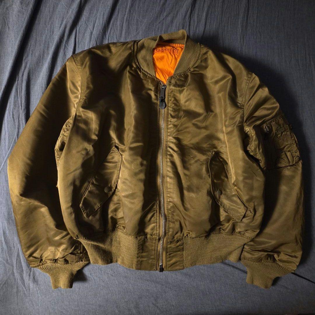 90s USA製 ALPHA INDUSTRIES MA-1 SIZE-L