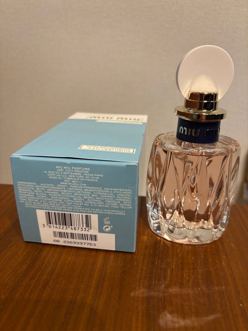 miumiu ミュウミュウ　ロー　ロゼ　オードトワレ100ml