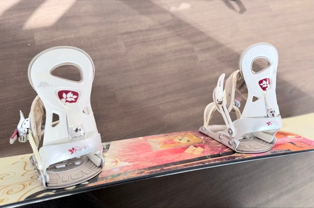 レディース 3点セット　スノーボード・バインディング・ケース