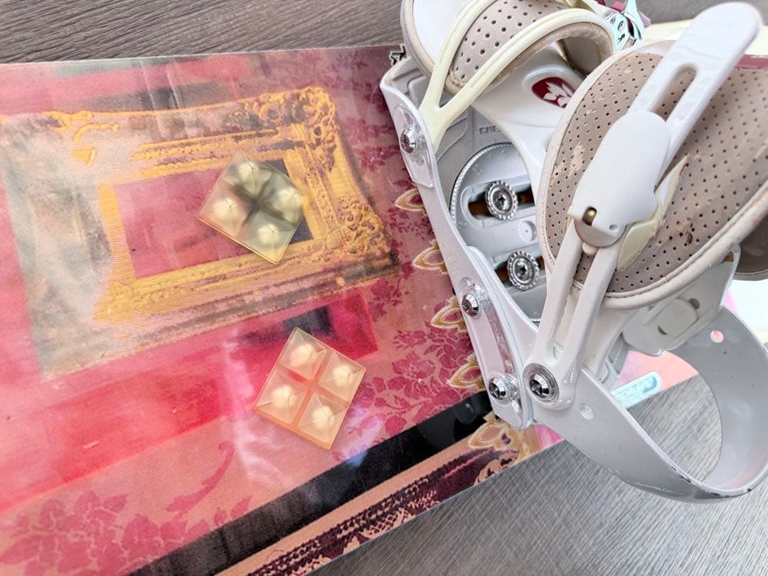 レディース 3点セット　スノーボード・バインディング・ケース