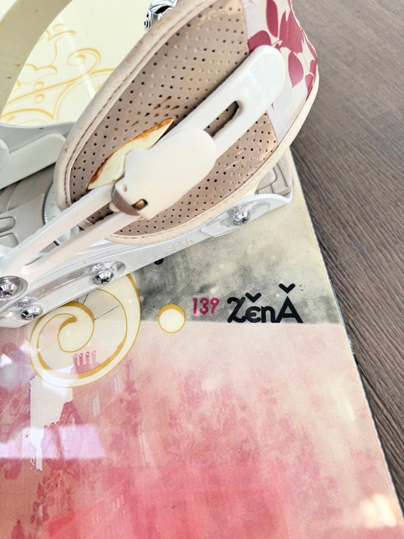 レディース 3点セット　スノーボード・バインディング・ケース