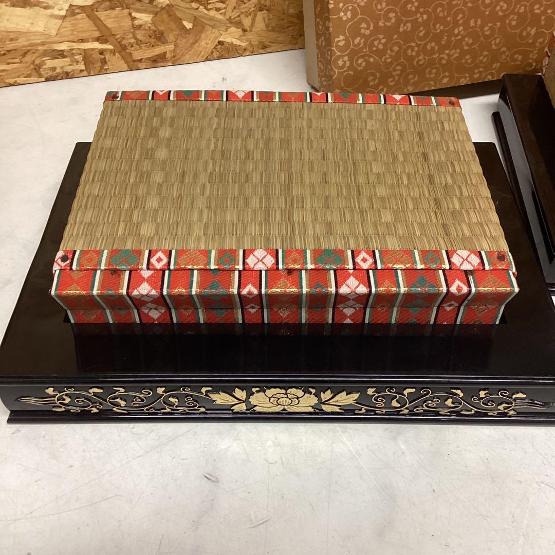 伝統的　雛人形用台　2個セット　畳台　和装　飾り台　ひな祭り用　（N27Y）