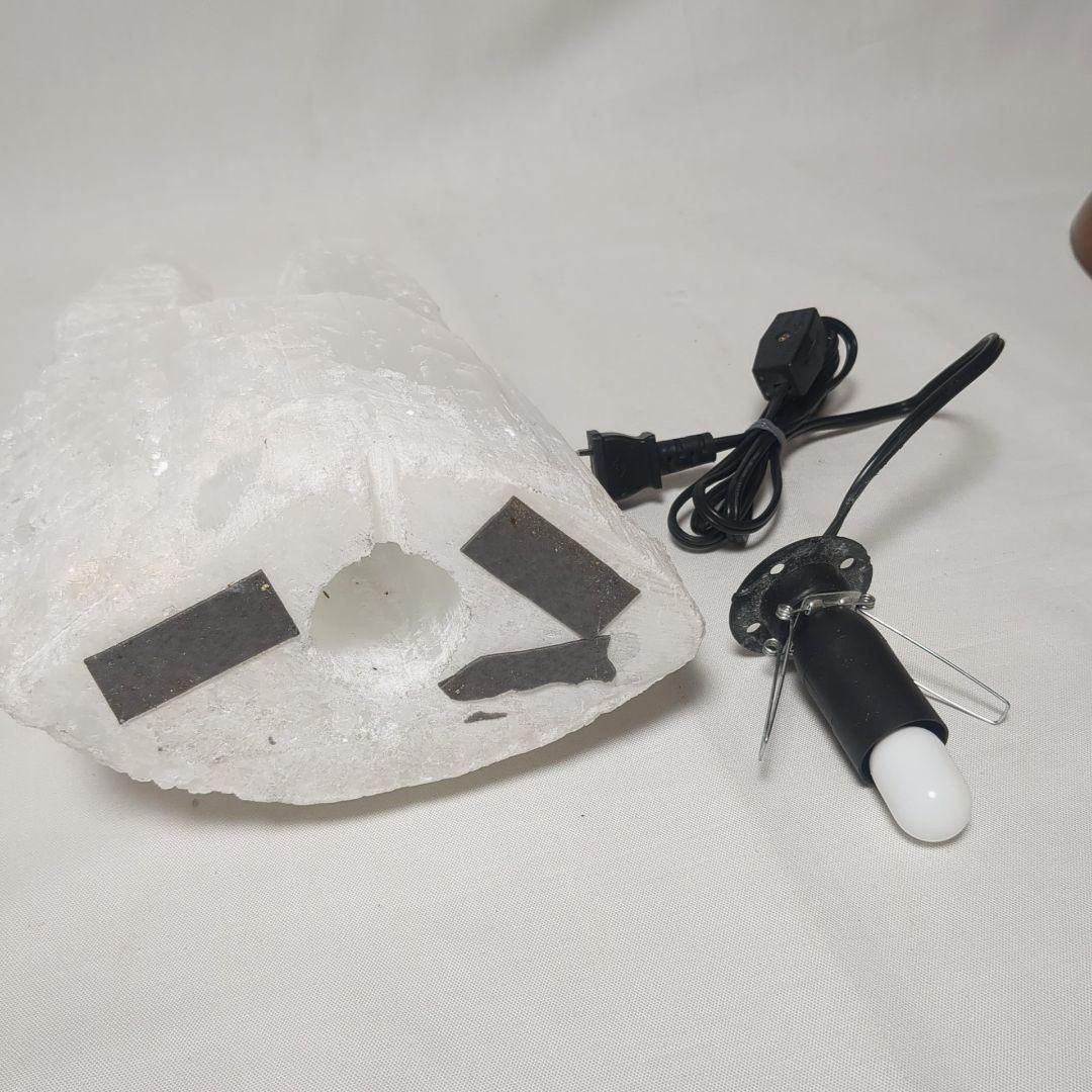 天然石 セレナイト ツインタワー ランプ LLサイズ５.８kg