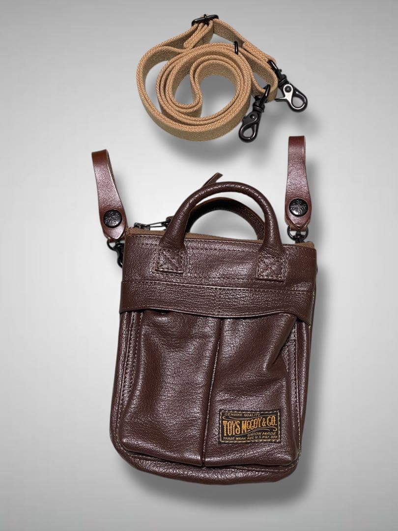 トイズマッコイ TMA2121レザーヘルメットバックミニ 1~2回使用 オマケ付