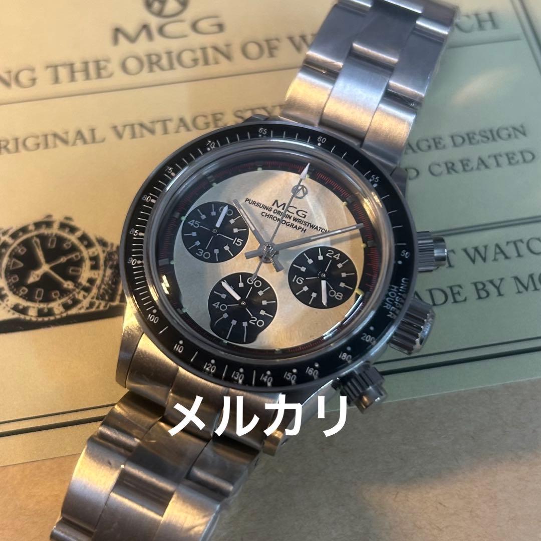 ◇■アンティークMCGクロノ腕時計VK63
