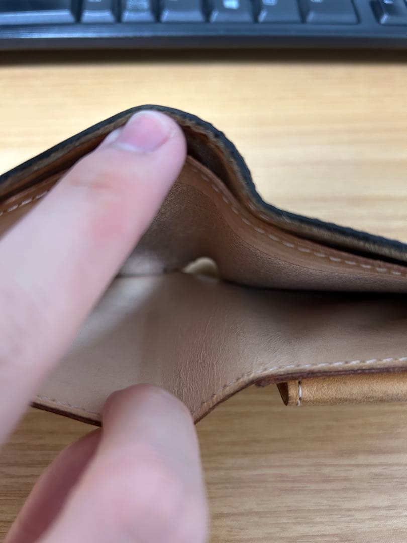 小物 Hender Scheme Half Folded Wallet black