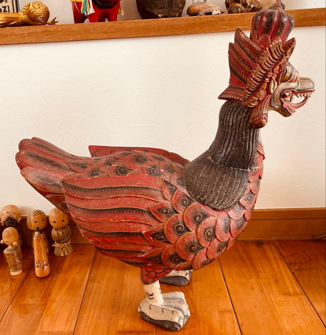 貴重！インドネシアガルーダ 職人手作りヴィンテージ