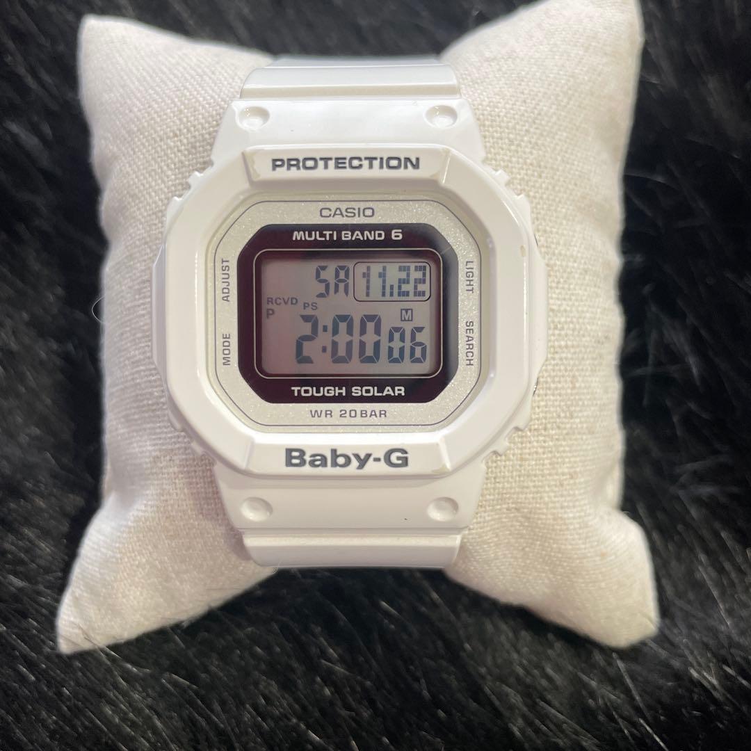 CASIO BABY-G ソーラー電波時計 ホワイト