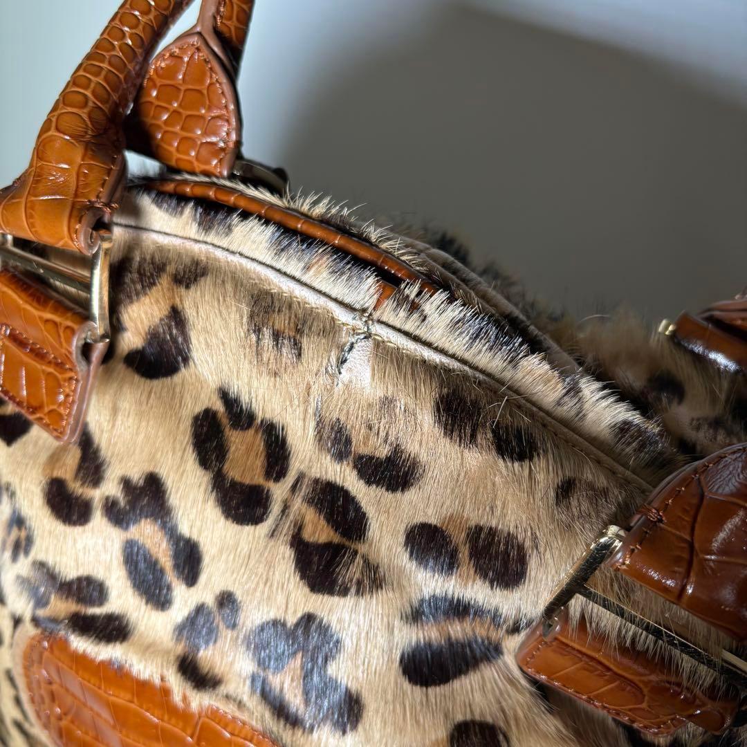 ✨️良品✨️muta ムータ 8バッグ ハラコ レザー ボストンバッグ