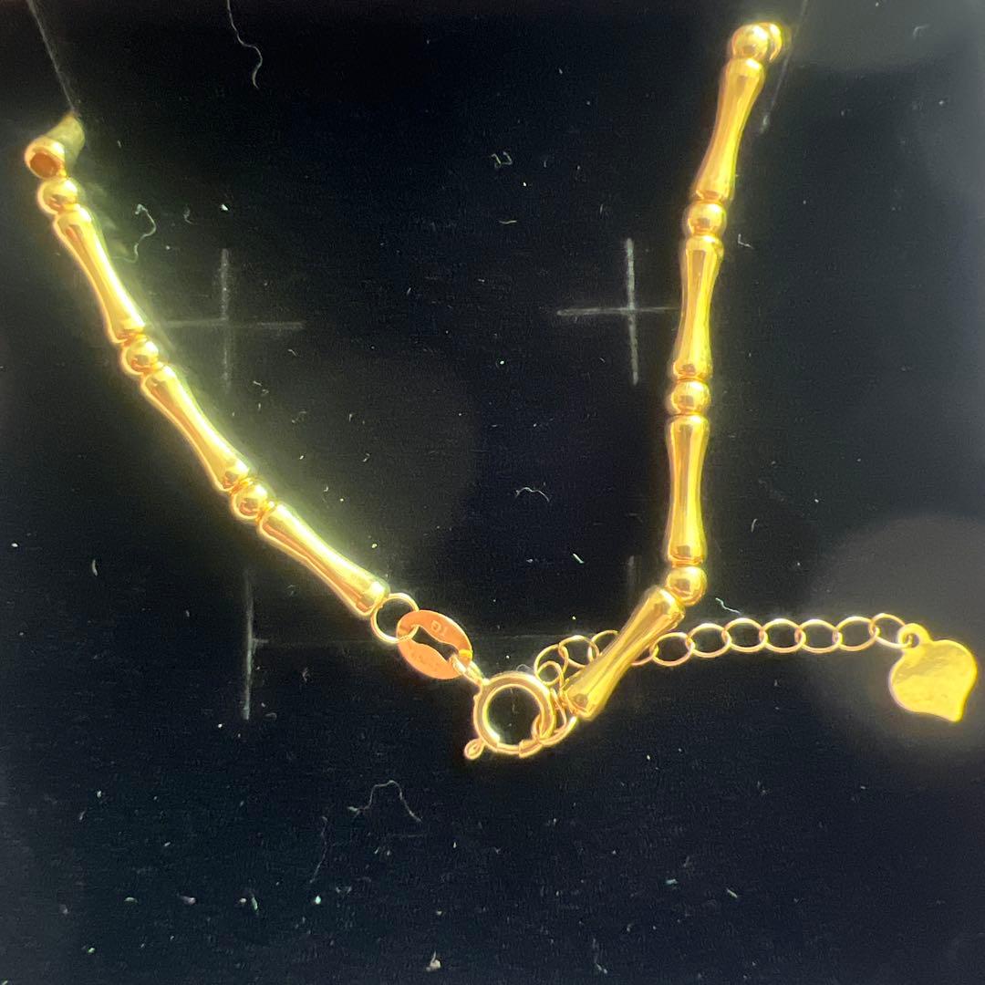 18k gold bamboo デザインブレスレット SALE 1/1 まで
