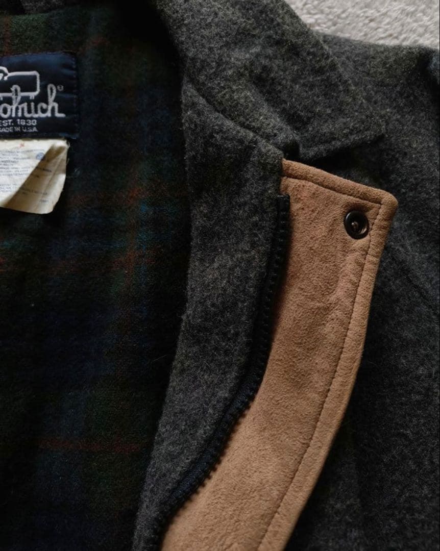 made in usa ウールリッチ ウールブルゾン