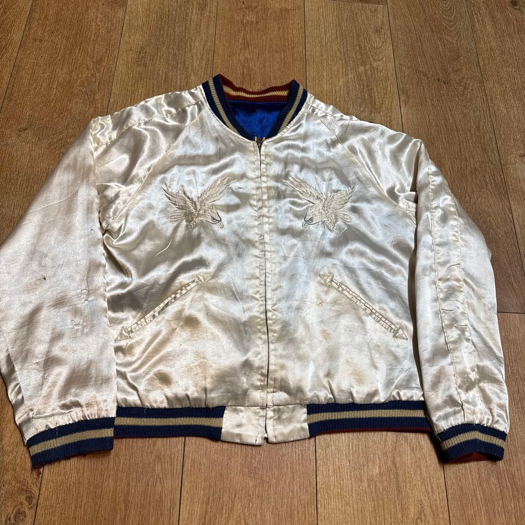 断*K様 テーラー東洋 スカジャン スーベニアジャケット　リバーシブル L 龍