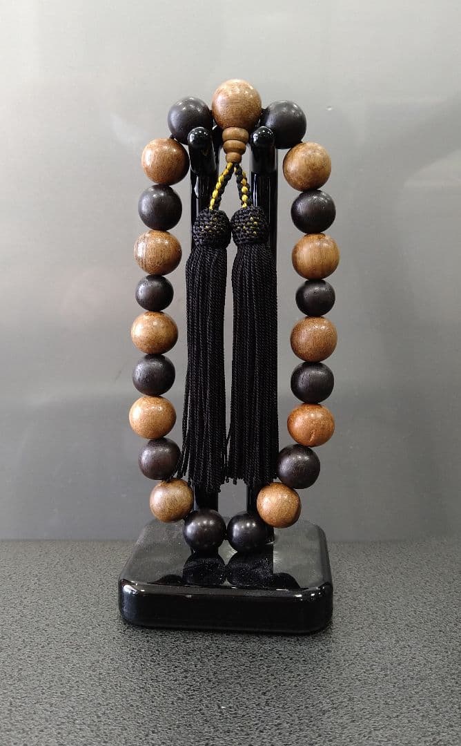 沈香 (沈水香木) 数珠 念珠 男性用 20玉 沈香仕立
