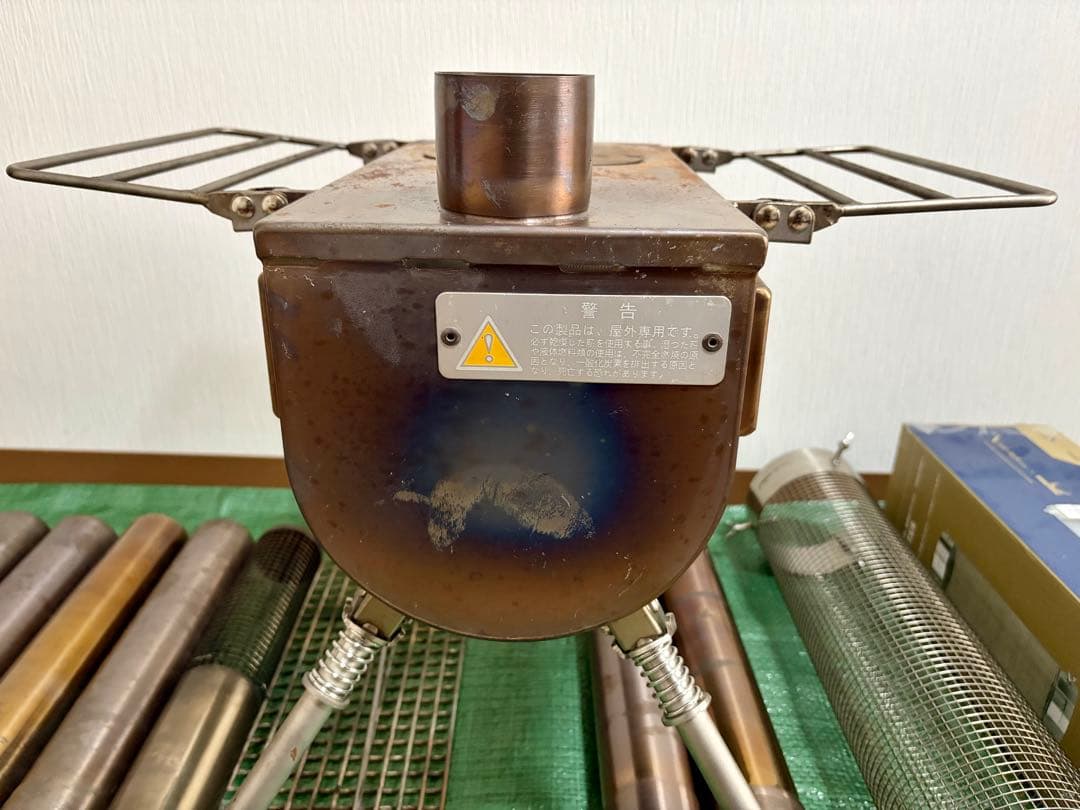 テンマクデザイン ウッドストーブ サイドヴュー Mサイズ 付属品多数