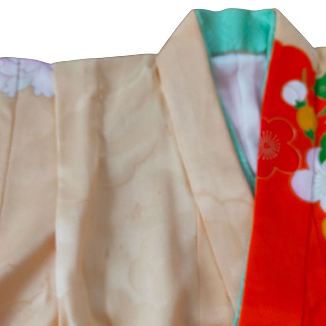 七五三 7歳 女の子 セット 着物 正絹 0723 金駒刺繍 刺繍 キンケイ