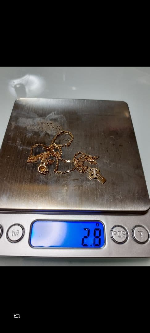 18金ネックレス　45センチ　VALUABLE