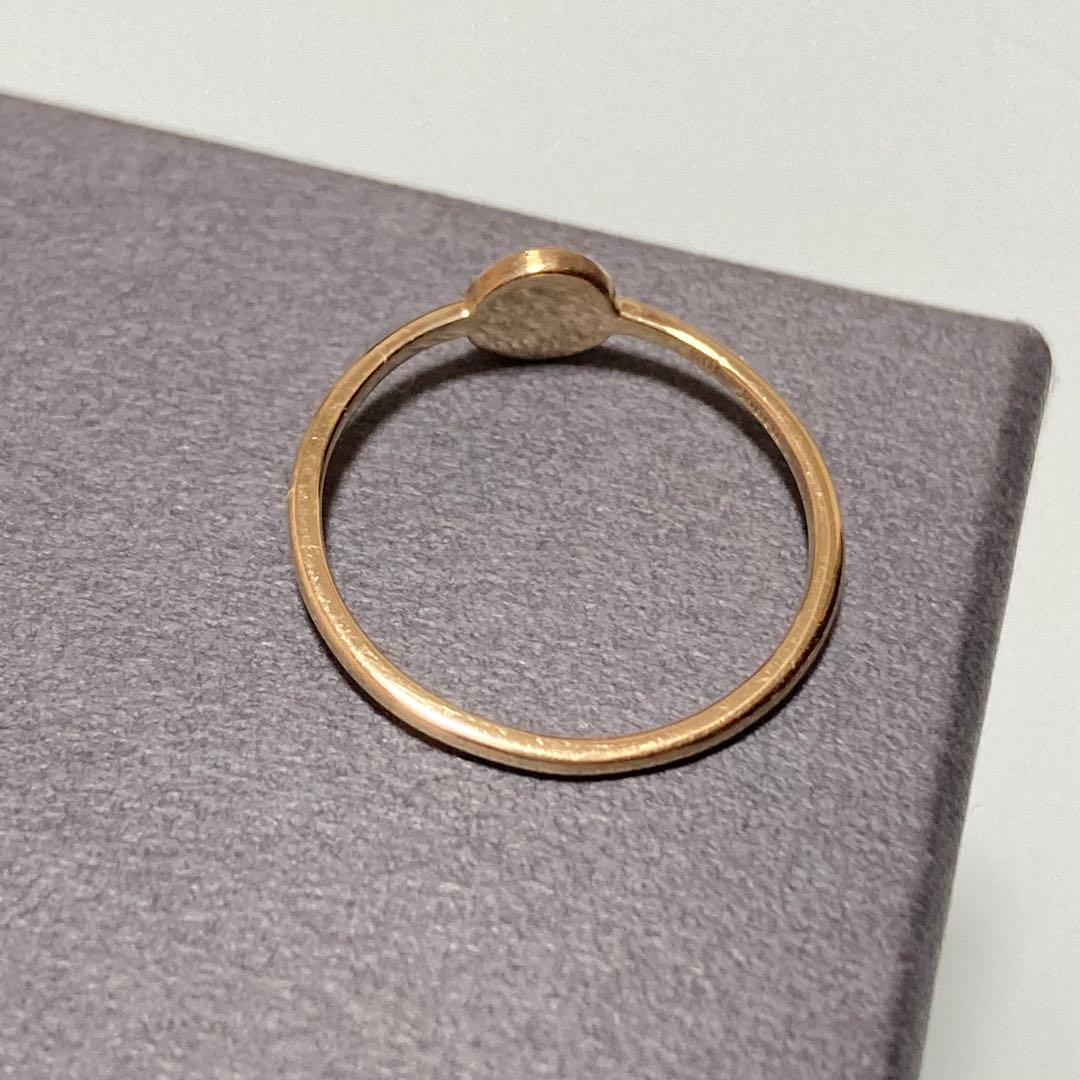 Jouete K10YG モチーフ リング 13号　シンプルリング