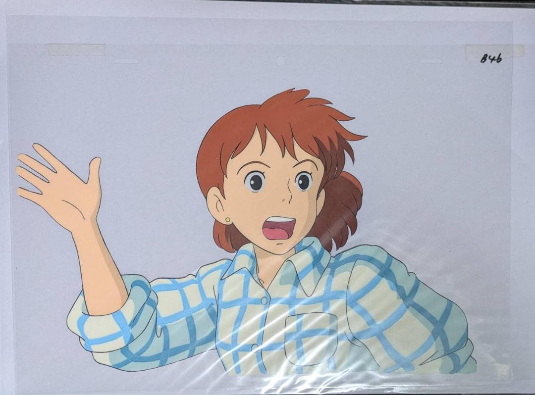 スタジオジブリ 紅の豚 フィオ セル画