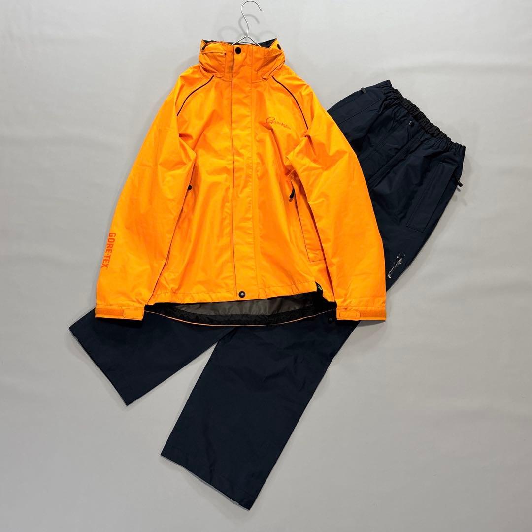 がまかつ　ゴアテックス　レインウェア　上下セット　GM3380 オレンジ　WS