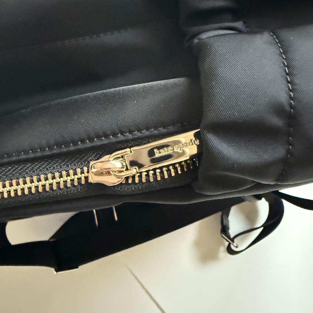 美品　Kate Spade ケイトスペード カーター　リュック　黒　ブラック