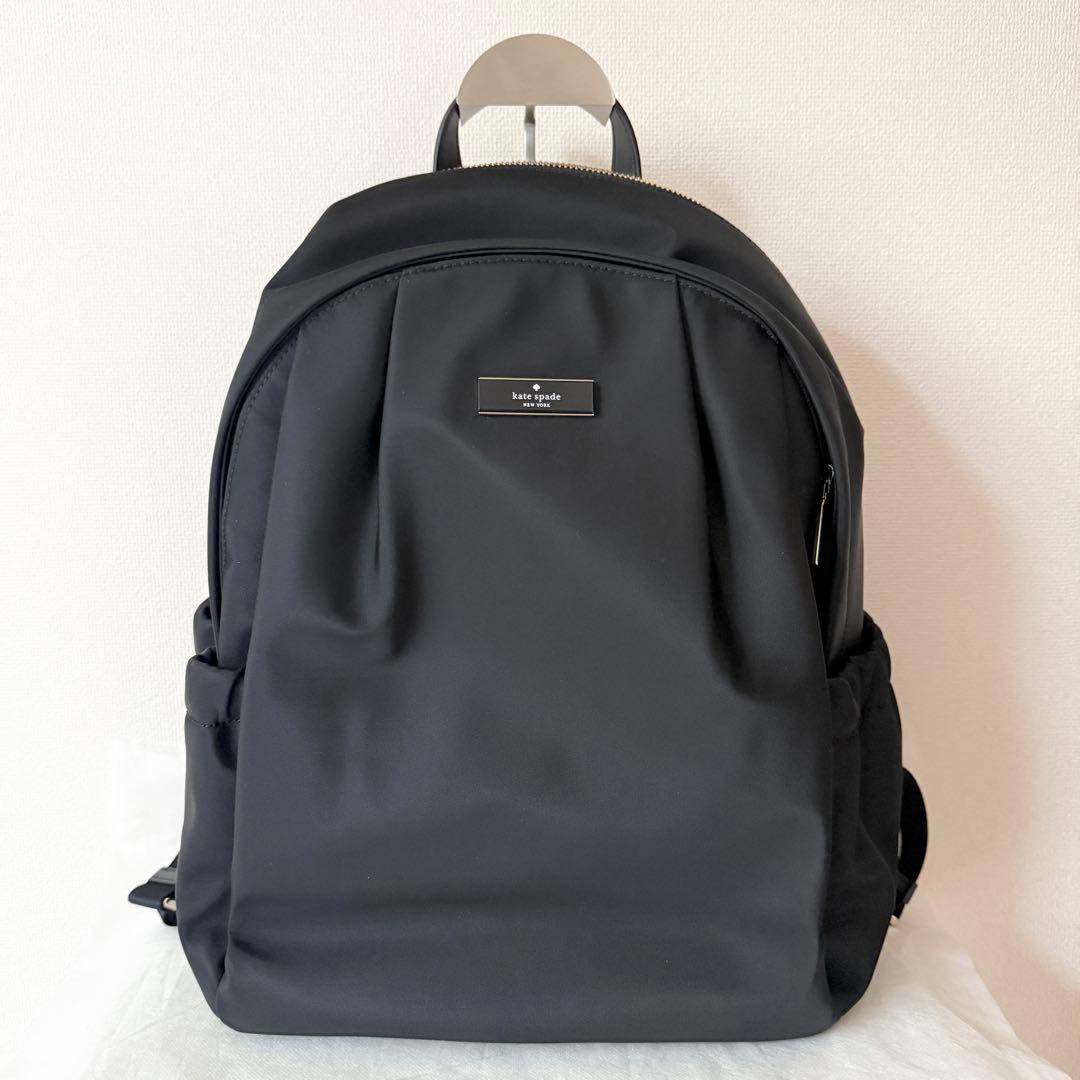 美品　Kate Spade ケイトスペード カーター　リュック　黒　ブラック