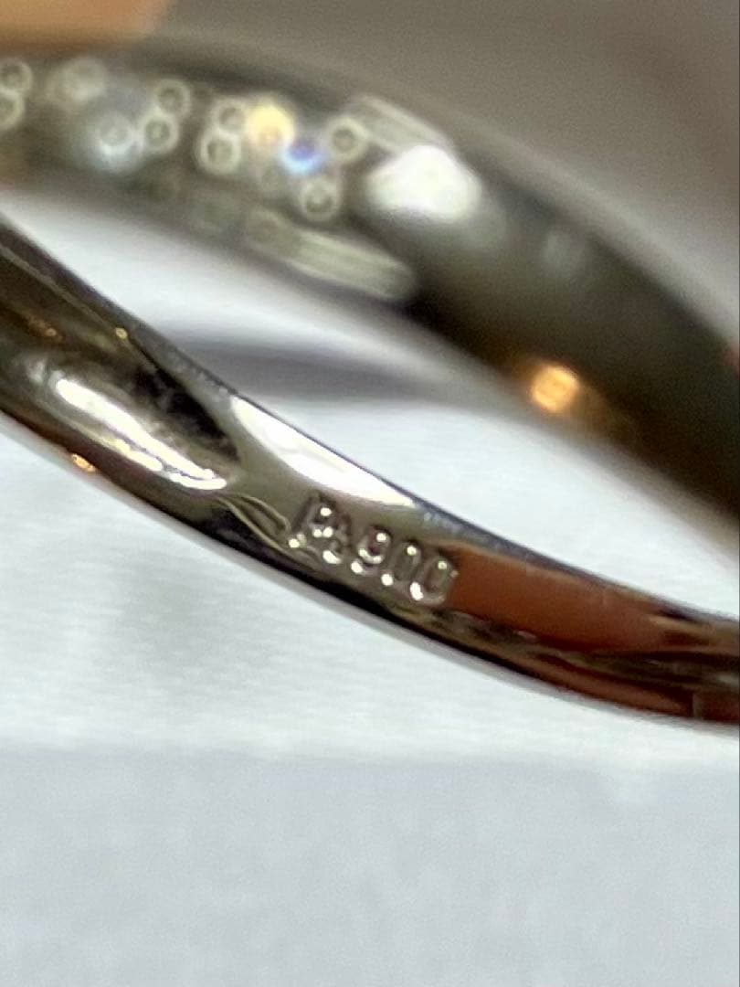 Y*U様 pt900＊パライバトルマリン＆ダイヤのフラワーデザインリングてす