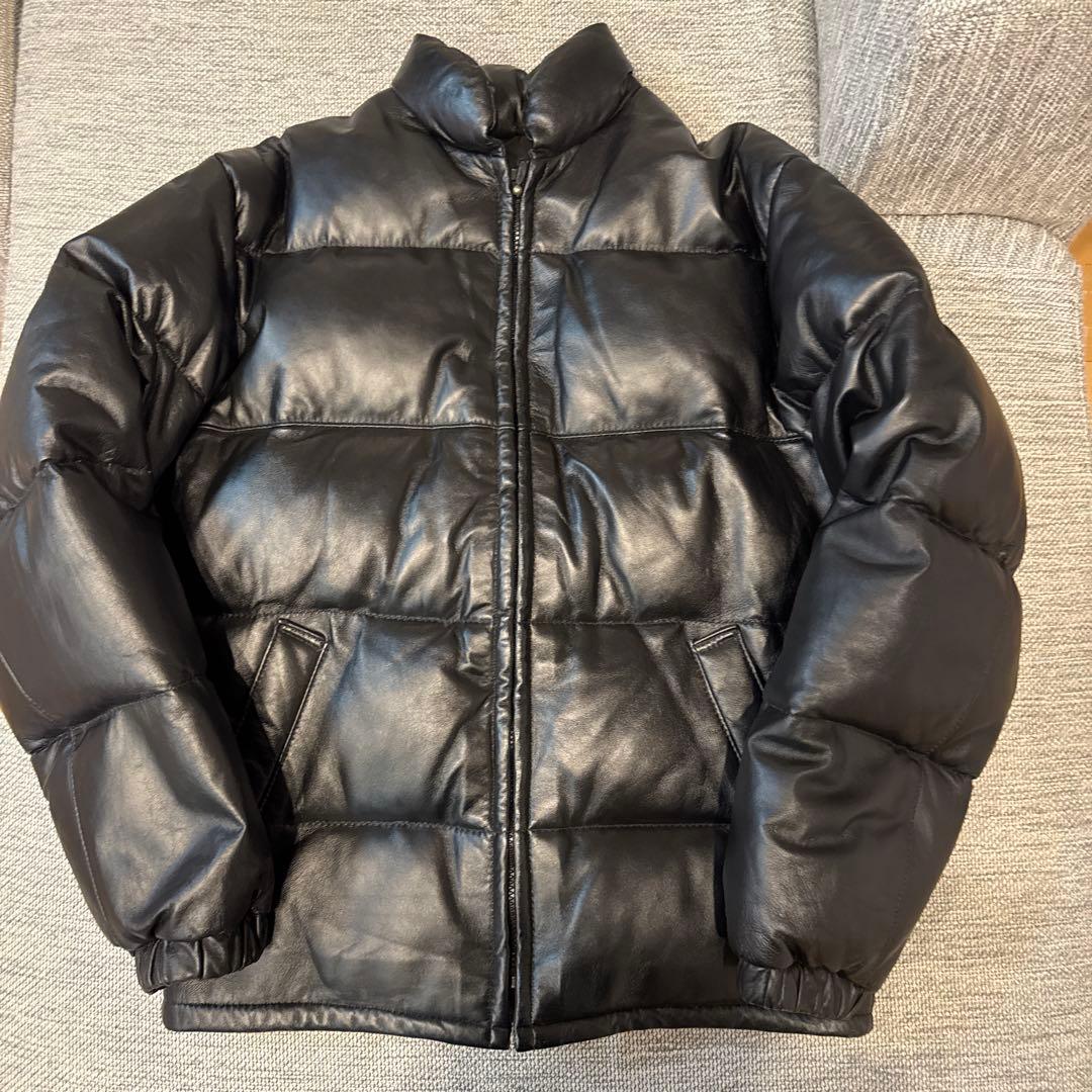 Ａ*様 Schott ショット レザー ダウン ジャケット 黒