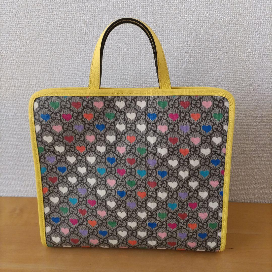 再値下げ GUCCI グッチチルドレンズ トートバッグ ハート