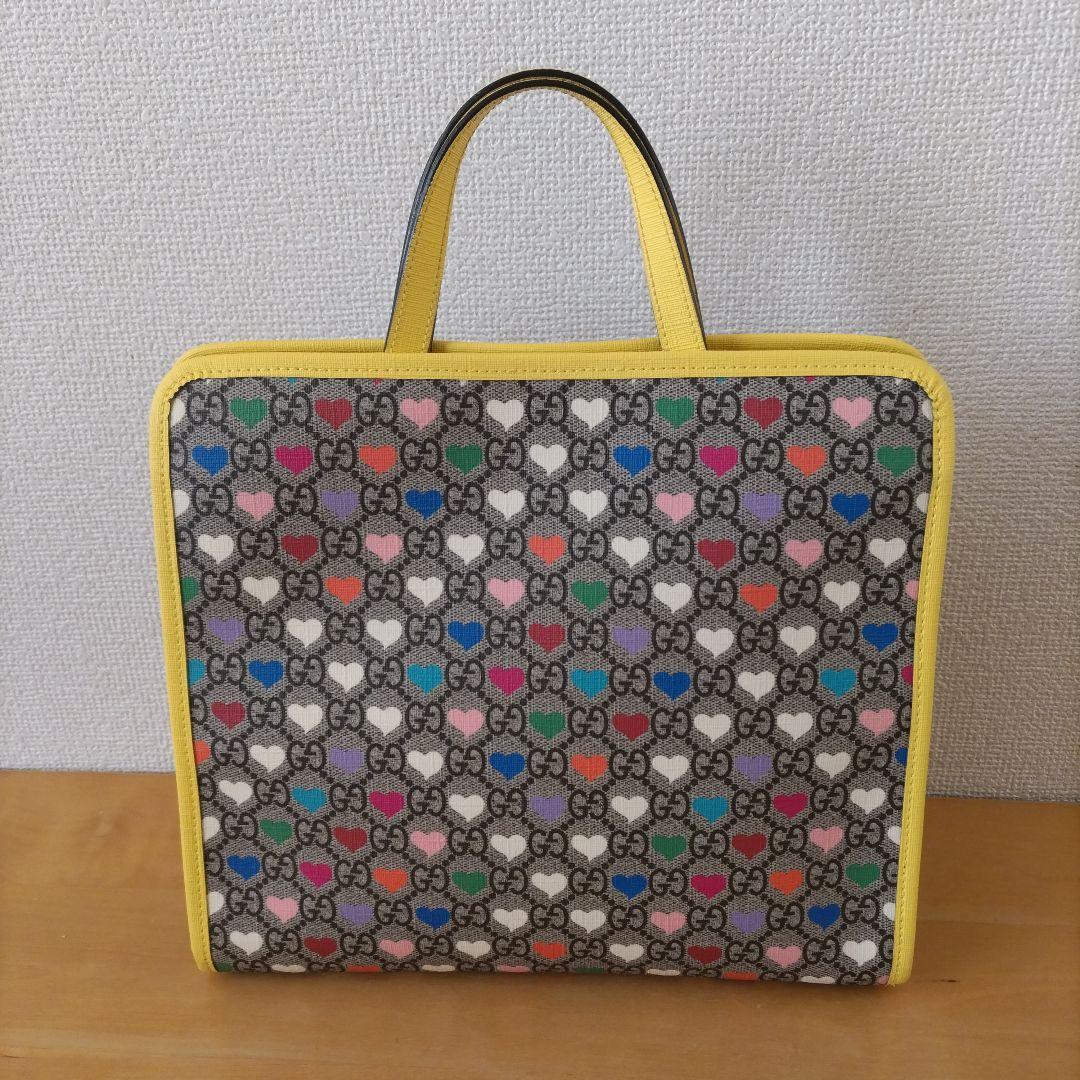 再値下げ GUCCI グッチチルドレンズ トートバッグ ハート
