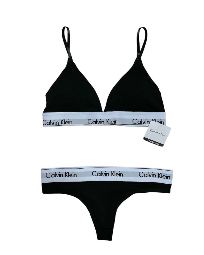 nn　カルバンクライン ブラ＆ショーツ M 黒2セット　グレー2セット