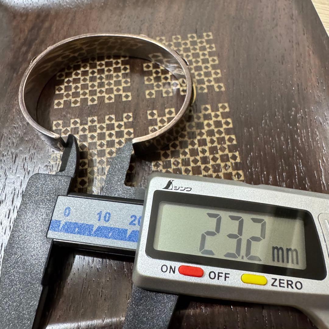 希少 鷲見太郎 ターコイズ 金巻 先金 フェザー K18 SV バングル