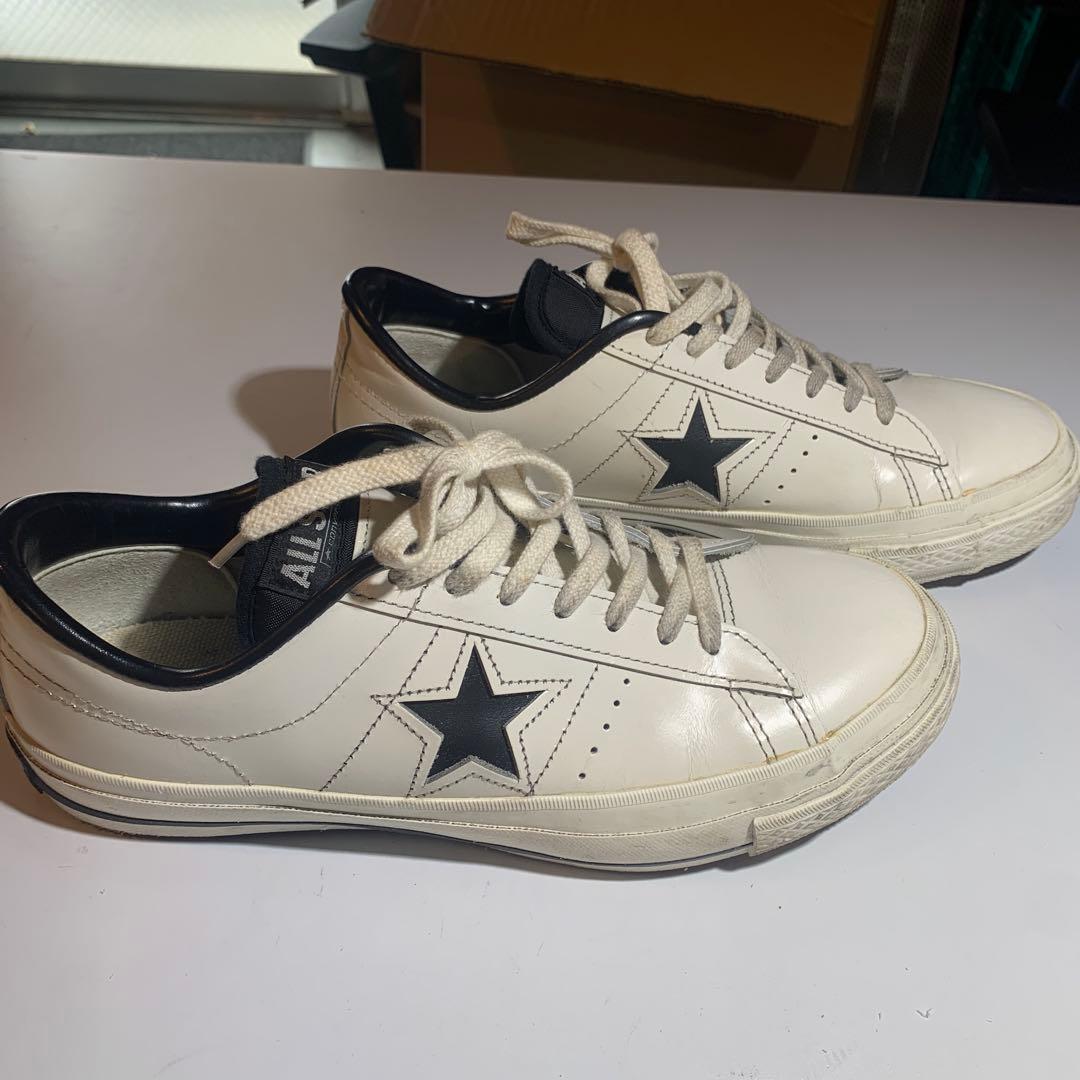 コンバース　ワンスター　本革　日本製　25cm