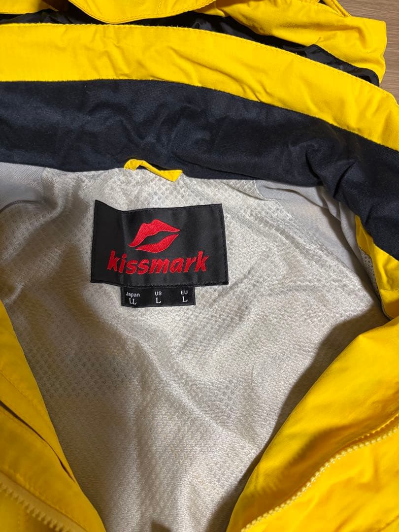 kissmark スノーボードウェア LLサイズ イエロー