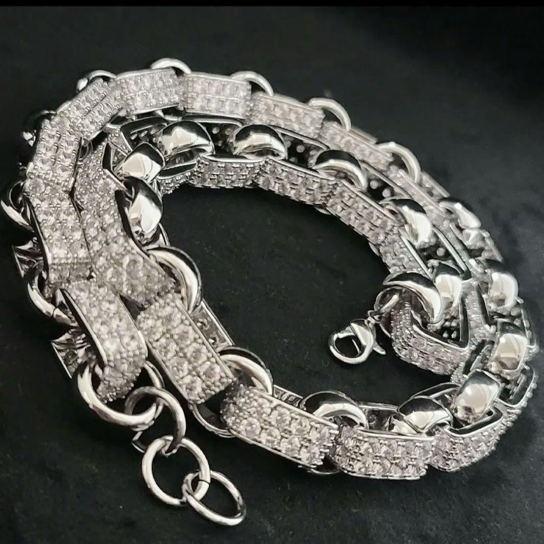 新作 豪華 ブリンブリン キューバン リンクチェーン 限定1点