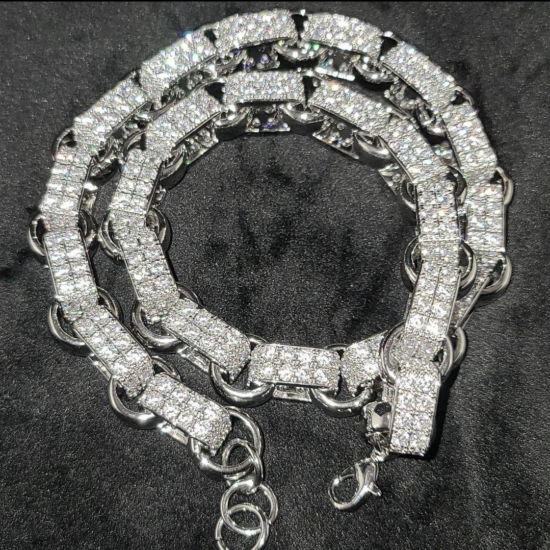 新作 豪華 ブリンブリン キューバン リンクチェーン 限定1点