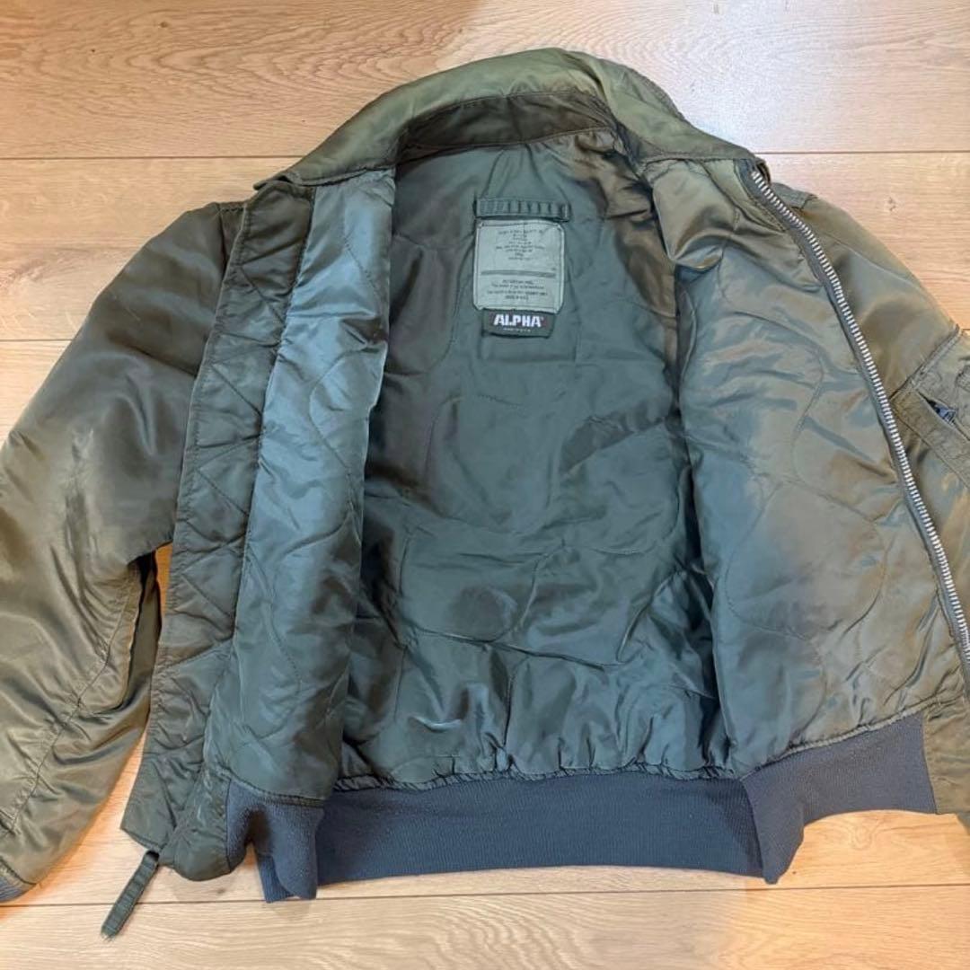 80s USA製 ALPHA CWU-45/P フライトジャケット MA-1