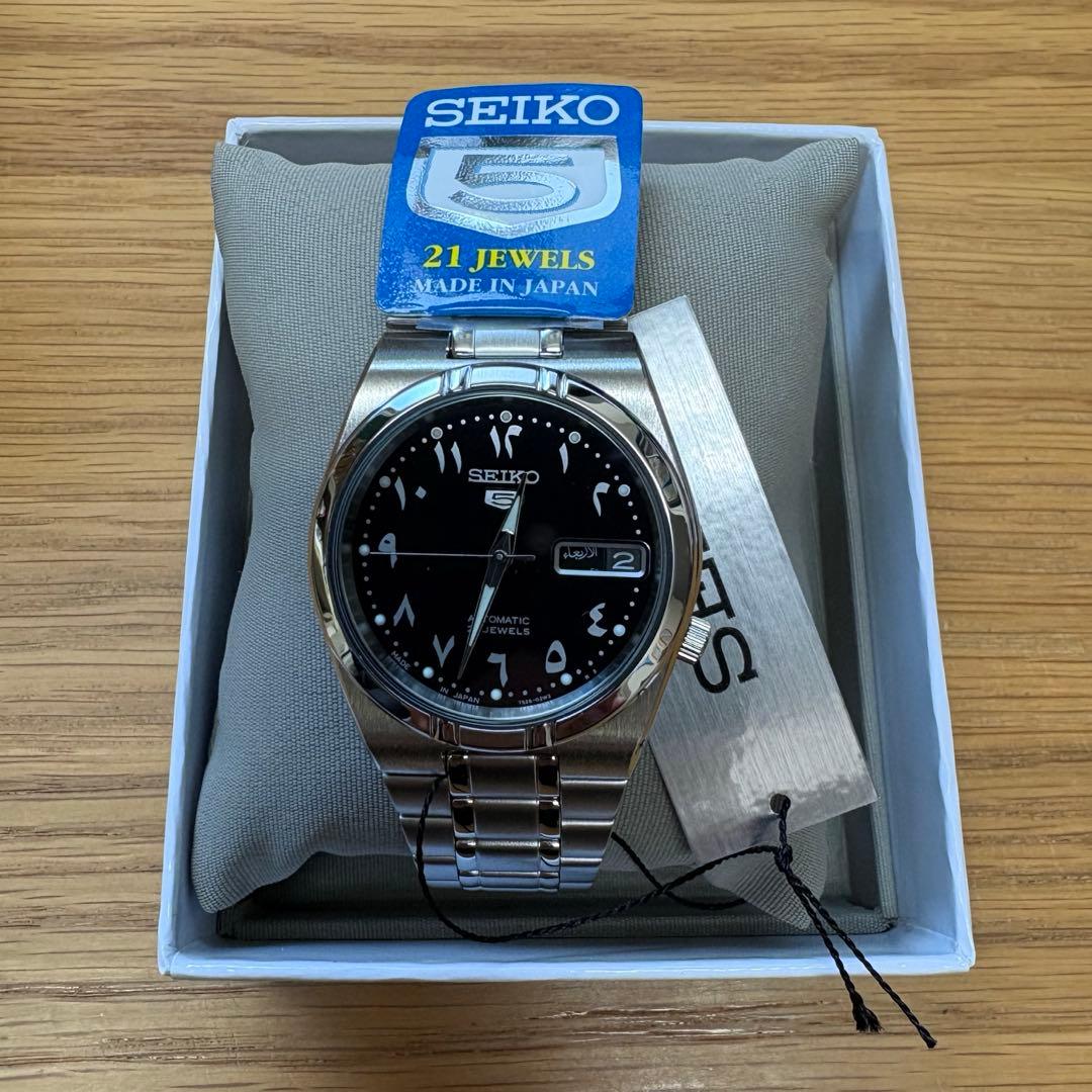 ま*ー様 新品未使用 国内未発売 藤原ヒロシ SEIKO 5 セイコー5 アラビ