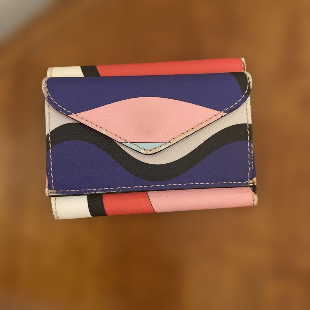 VD SALE♡ 希少 エミリオプッチ PUCCI 日本限定 財布 三つ折り財布
