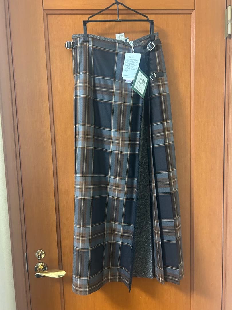 オニールオブダブリン　チェック柄 マキシキルト レディース