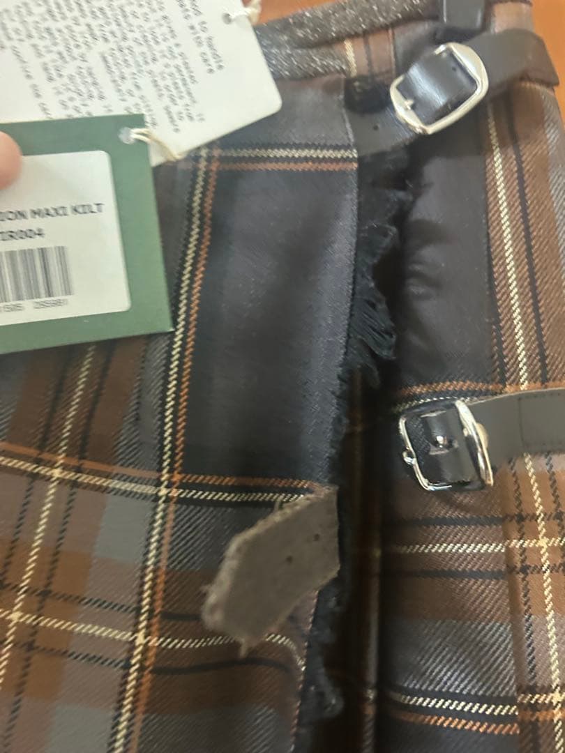 オニールオブダブリン　チェック柄 マキシキルト レディース