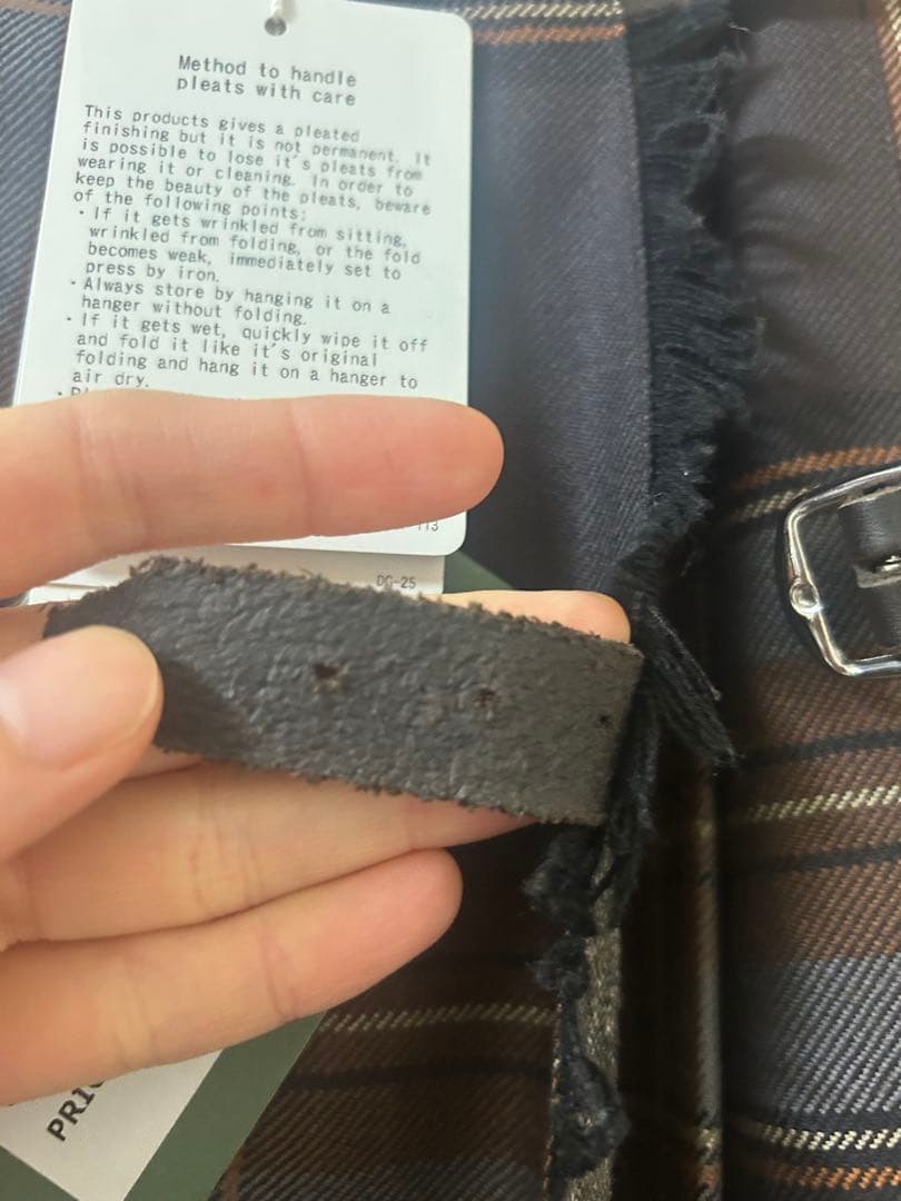 オニールオブダブリン　チェック柄 マキシキルト レディース