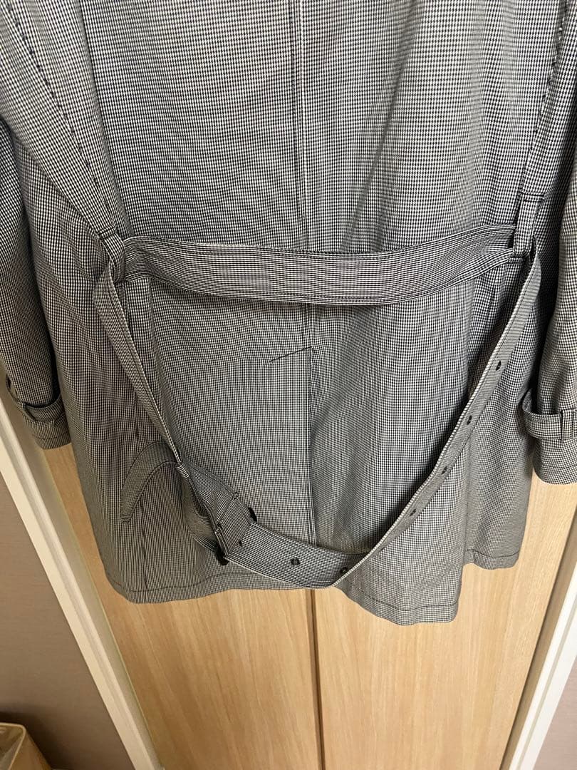 BURBERRY BLACK LABEL グレー トレンチコート Lサイズ