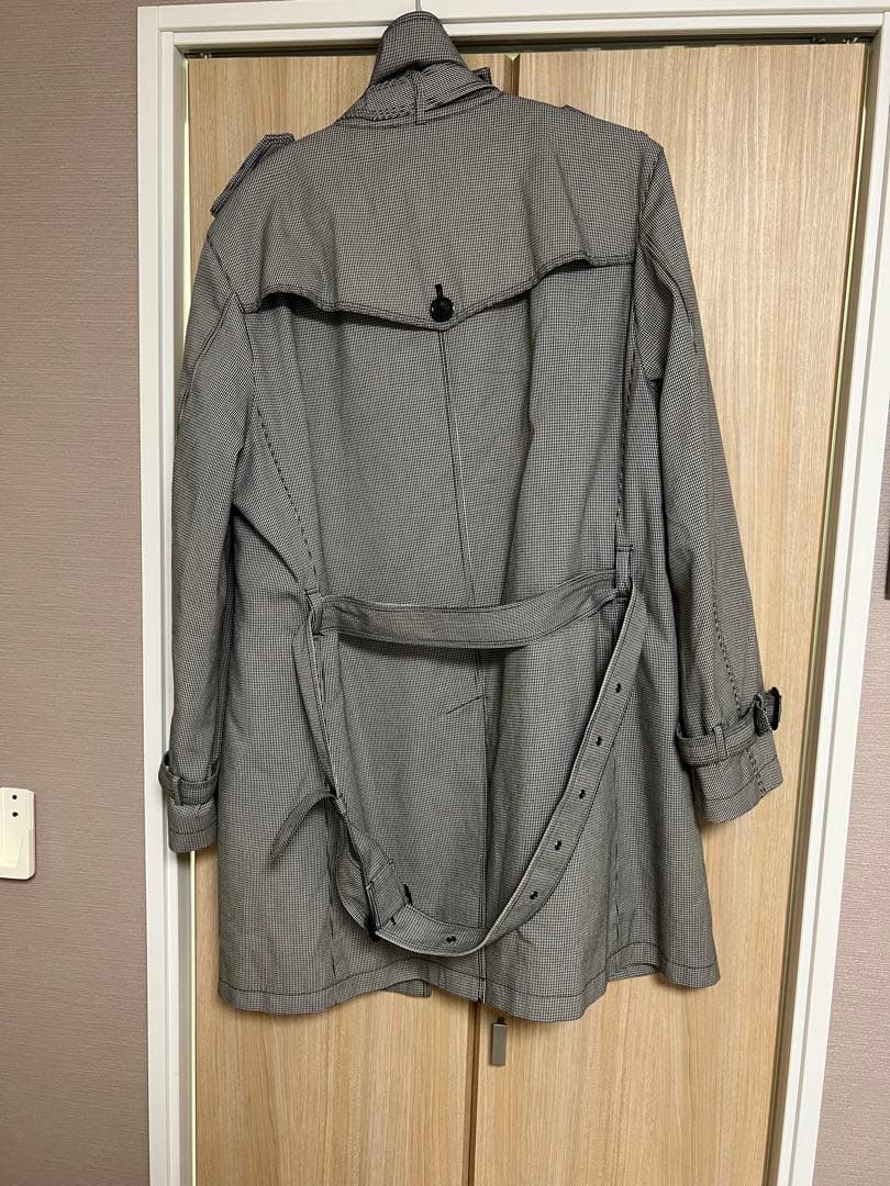 BURBERRY BLACK LABEL グレー トレンチコート Lサイズ