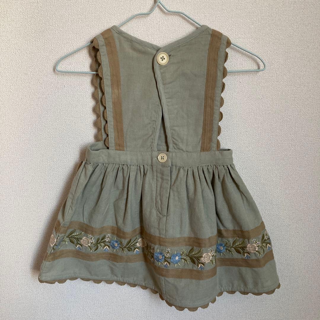 ワンピース Apolina Gerdy Pinafore 1-2y