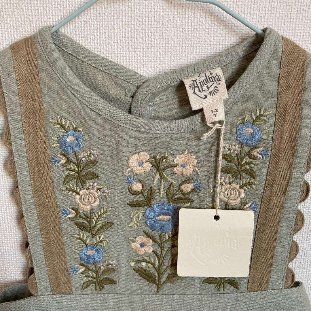 ワンピース Apolina Gerdy Pinafore 1-2y