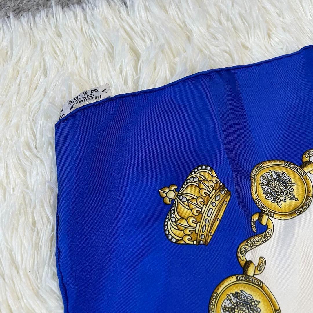 【美品】HERMES エルメス　スカーフ　カレ90 タンブールの太鼓