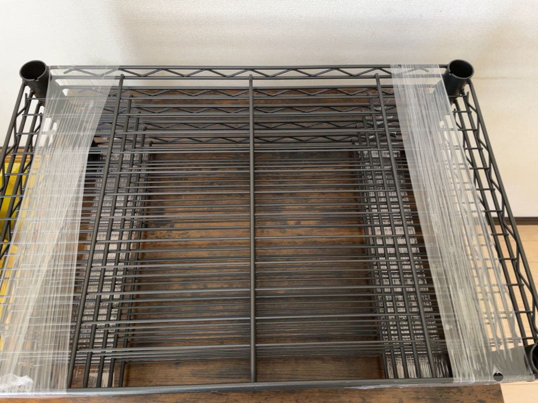 5点セット　ルミナス ノワール 棚板　ポール径25mm 幅60x奥行40cm