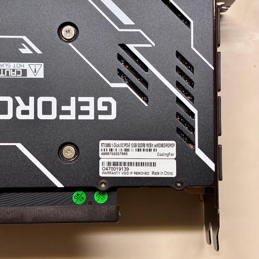 ぽ*ん様 GeForce RTX 3060 グラフィックボード GDDR6 12