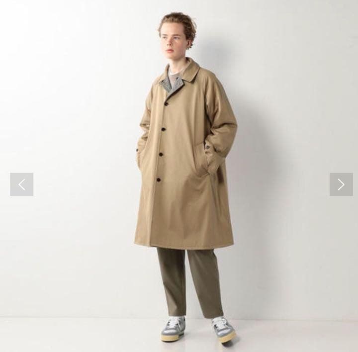 ジャケット・アウター Steven Alan UNDYED CHECK REVER COAT